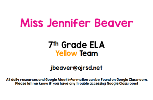 Miss Jennifer Beaver 